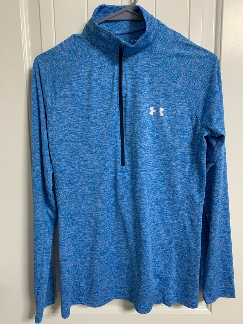 Under Armour Men's Light Blue Heather Quarter-Zip Pullover